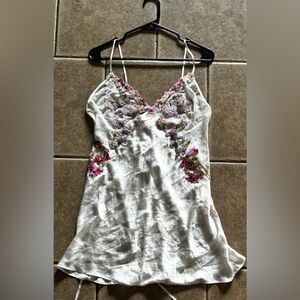 Victoria secret sleepwear | white with flowers| Size L